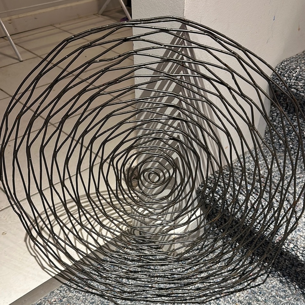 Modern Black Wire Wall Art